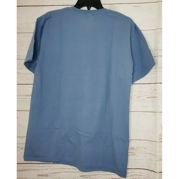 RFBF Blue Chimney Rock North Carolina Medium Supershrunk Cotton T Shirt - Picture 8 of 9